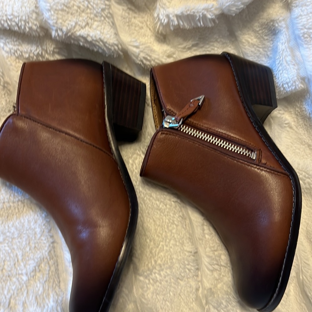 Vionic Jolene Ankle Boots Booties 6.5 brown Ombre comfort shoe - Picture 4 of 12